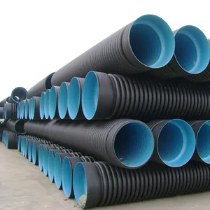 HDPE double wall corrugated pipe for municipal sewage system