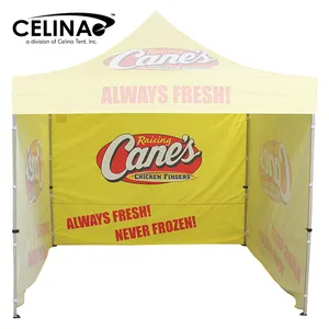 Celina Kustom Besar Kanopi Perdagangan Acara Tenda Gazebo 10X10 Kolam Kanopi Bingkai Iklan 3 M X 3 M (10 Kaki X 10 Ft)