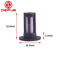 DEFUS Injecteur de carburant de haute qualité et durable, micro-filtre 12,8*10,5*3,1 mm, matériau plastique, ajustement universel