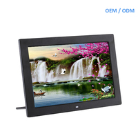 Écran LCD rétroéclairé par LED, lecteur MP3 MP4 avec lecteur PDF, cadre photo numérique 12 pouces