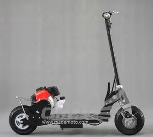 43cc ce goedgekeurd opvouwbare zhejiang scooter benzine met stalen bord