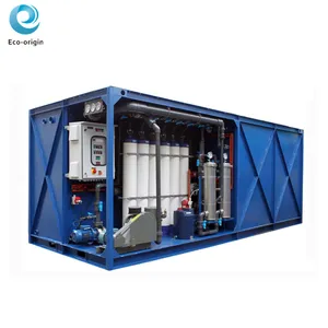 Different capacity MBR system/ Membrane Bio Reactor in Container for waste water