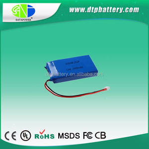 С CE, FCC, ROHS UN38.3 DTP503040 2S1P 500 мАч 7.4 В LIPO аккумулятор - Product Image 6