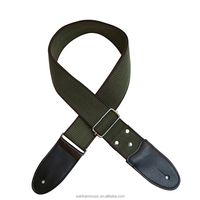 Melody Cotton Webbing Acoustic Guitar Strap for Bass Guitar 2x59" Durable Brown Button Control Fashionable Comfortable Uncoated
