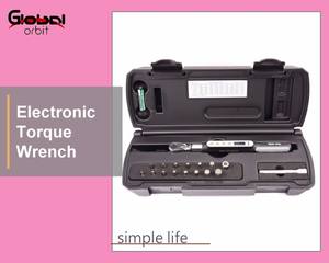 Jeu de clés dynamométrique numérique, kit de 1/4 pièces de 1-20Nm à valeur électronique numérique de pré-réversible - Product Image 2