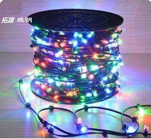 100 Mét Cuộn 12V <span class=keywords><strong>LED</strong></span> Clip Đèn Không Thấm Nước Trang Trí Fairy <span class=keywords><strong>Strings</strong></span> Cho Giáng Sinh - Product Image 3