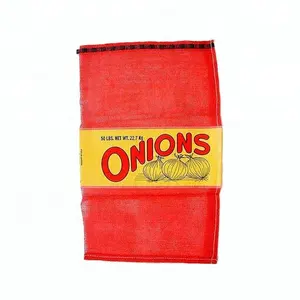 Mesh Bag Manufacturer Onion Bags 25kg Transparent Plastic Singlet Bag
