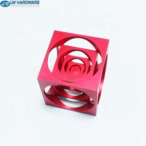 Aluminium anodisé Cnc, pièces de précision en aluminium rouge anodisé de précision, colorée - Product Image 4