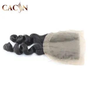 Aliexpress china chiusura birmana vergine completa, confezione di capelli in tessuto libero visone capelli brasiliani, capelli umani di grado 14A dubai