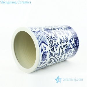 RZOY23 Ceramist made interblocco ramo floreale porcellana ombrello stand - Product Image 4