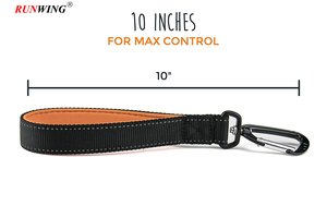 Correa corta para perro, mango acolchado, plomo para mascotas de tráfico fuerte con Clip de mosquetón - Product Image 2