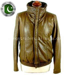 100% VÉRITABLE VESTE EN CUIR MARRON - Product Image 3