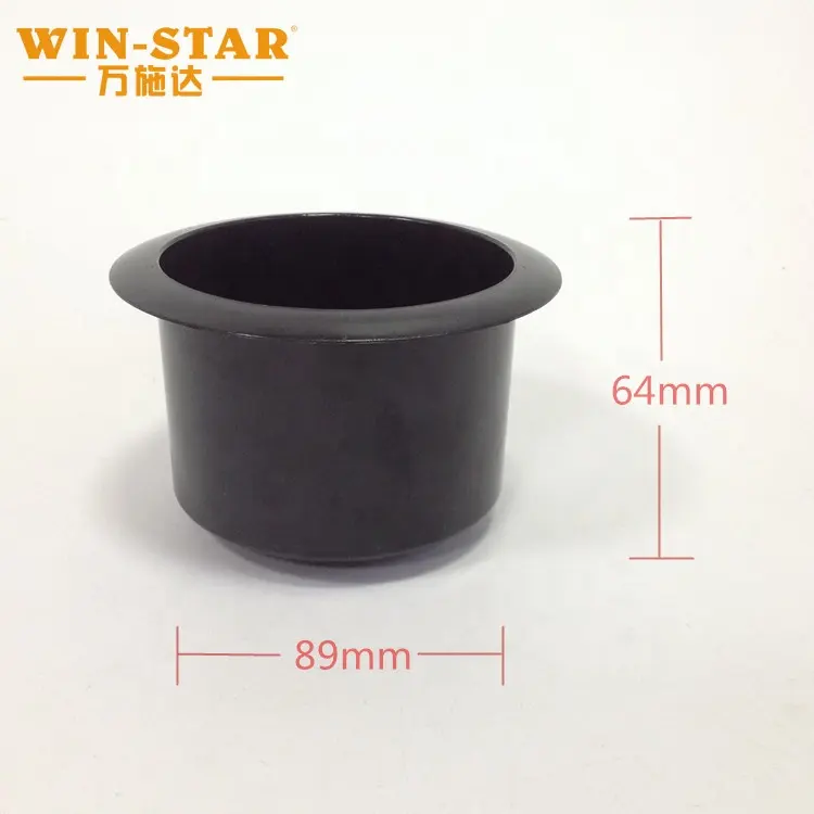 Home furniture plastic black cup holder for sofa chair