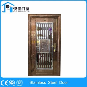 <span class=keywords><strong>Precio</strong></span> bajo entrada casa diseño barato puerta <span class=keywords><strong>de</strong></span> seguridad <span class=keywords><strong>de</strong></span> acero inoxidable - Product Image 2