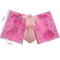 Moule de décoration de gâteaux 3 formes, pour femmes 3D, outils de pâte à gomme, moule en Silicone pour Fondant, 60 pièces