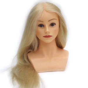 Cheap Human Hair Mannequin <strong>Head</strong> for Hairdressing100% Human Hair <strong>Training</strong> Doll <strong>Head</strong> Practice <strong>Head</strong> - Product Image 4