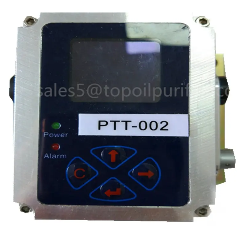 PTT-002 Online purificador de óleo lubrificante, óleo do motor etc analisador de qualidade do óleo/instrumento de medição/dispositivo de análise de