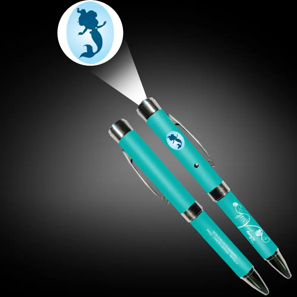 ปากกาไฟฉาย LED พร้อมฉายภาพ,ปากกาโปรเจกเตอร์โลโก้โลหะปรับแสงได้ตามต้องการจำนวนสั่งซื้อขั้นต่ำน้อย