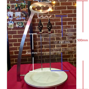 Support à brochettes Yinger pour barbecue, service de <span class=keywords><strong>kebab</strong></span>, support à espetada en fil métallique - Product Image 6