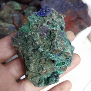 Espécimen mineral Natural de <span class=keywords><strong>malaquita</strong></span> de <span class=keywords><strong>azurita</strong></span>, precio bajo - Product Image 4