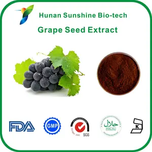 95% orgánico extracto de semilla de uva proantocianidinas de tanino