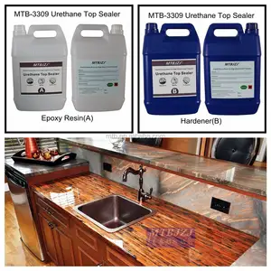 Siêu Rõ Ràng Countertop Epoxy Coating Cực Kỳ Bền Bảng Top Kết Thúc