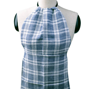 Tissé 100% lavé chèque <span class=keywords><strong>lin</strong></span> tissu pour chemise et robe - Product Image 5