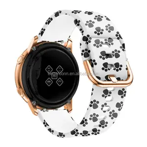 Bracelet de rechange en Silicone pour Samsung Galaxy Watch 40/42mm Gear S2 R732/Galaxy Watch Active 42mm