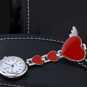 <span class=keywords><strong>Montre</strong></span> de poche en Quartz <span class=keywords><strong>pour</strong></span> infirmières <span class=keywords><strong>pour</strong></span> <span class=keywords><strong>femme</strong></span>, à pince, mignon, cœur, amour, à la mode, 2018 - Product Image 3