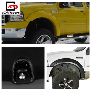 Pour Ford <span class=keywords><strong>Super</strong></span> Duty F-<span class=keywords><strong>250</strong></span> F-350 ABS Poche Rivet Style Roue Large Corps Élargisseurs d'ailes Garniture - Product Image 5