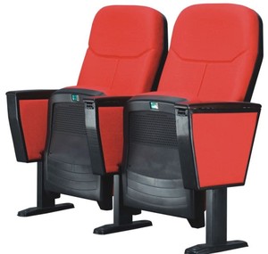 ทนทานโฮมเธียเตอร์เฟอร์นิเจอร์ราคาถูก<span class=keywords><strong>3D</strong></span> พับ Auditorium Cinema เก้าอี้การเขียนแท็บเล็ต - Product Image 5
