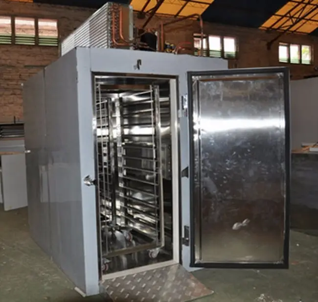 R404a Blast Chiller Freeze Machine Voor Vis Seafoods