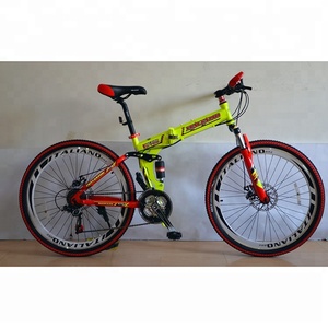 Vélo pliant en acier <span class=keywords><strong>chinois</strong></span> <span class=keywords><strong>pas</strong></span> <span class=keywords><strong>cher</strong></span>, vélo de montagne, vélo tout terrain - Product Image 4