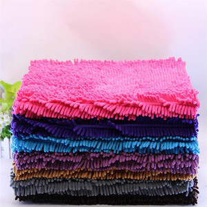 Mikro faser Chenille Stoff Chenille Tür matte Mikro faser Hunde matte - Product Image 6