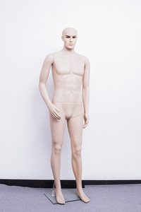 Bald Head Full Body Flesh Tone Silicone <strong>Mannequin</strong> <strong>Male</strong> - Product Image 2