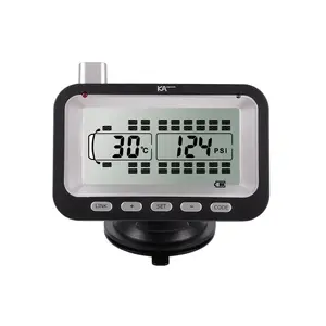 pre-programmed sensors FCC certification tpms real time alarm warns the driver semi-trucks tire pressure and tire temperature