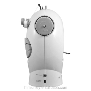 จักรเย็บผ้าโอเวอร์ล็อคแบบมือถือขนาดเล็กสำหรับใช้ในครัวเรือน FHSM 201 แบบเข็มเดี่ยว ฐานเรียบ ผลิตจากพลาสติกและโลหะที่ทนทาน - Product Image 5