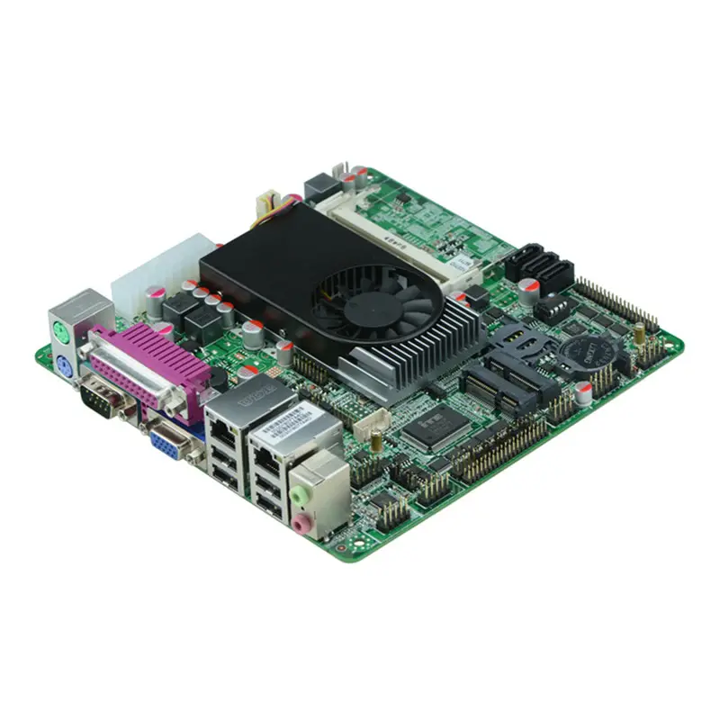 Mini Itx industrial motherboard Intel 1037U / 10COM/ Dual 24 bits LVDS/POS Machine industrial
