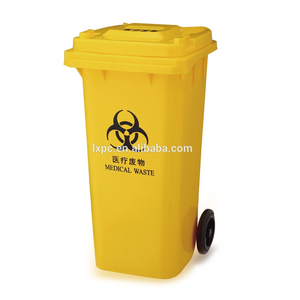 Cubo de basura plástico médico al aire libre grande del Hdpe del tamaño 120l - Product Image 1
