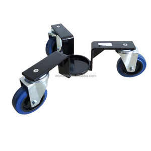 Carro de remolque de servicio pesado Plataforma de rodillos de servicio pesado <span class=keywords><strong>3</strong></span> Ruedas Carro de acero - Product Image 4