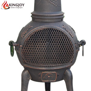 Caminetto in <span class=keywords><strong>Ghisa</strong></span> per Esterni Stile Antico Bronzo USA - Product Image 2