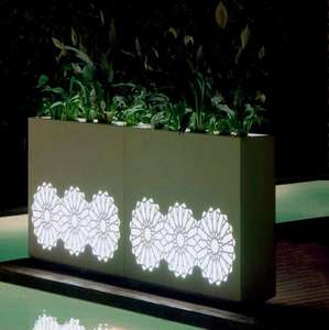 Personalizza Decor LED Animal Corten Steel <span class=keywords><strong>ferro</strong></span> <span class=keywords><strong>battuto</strong></span> supporto <span class=keywords><strong>in</strong></span> metallo vaso da fiori/fioriera - Product Image 2