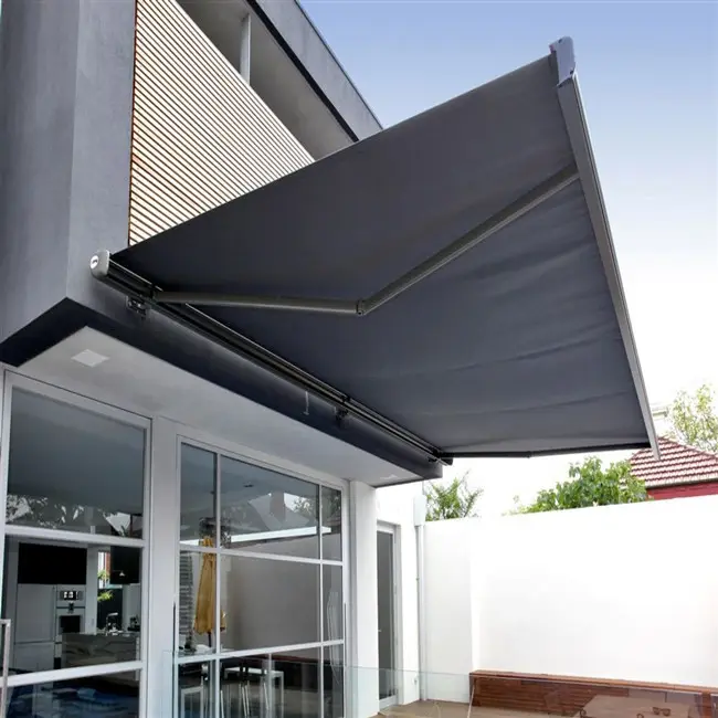 High Strength Aluminium Alloy Waterproof retractable Awning and Canopies