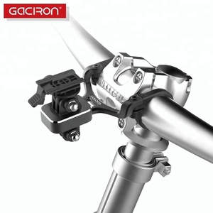 Support de téléphone portable universel pour vélo Gaciron H09 à double bras en aluminium robuste, accessoire de vélo pour téléphone portable, appareil photo, ordinateur - Product Image 4