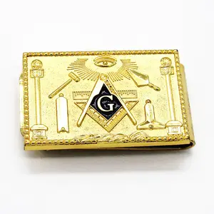 Custom metal die casting enamel with plating gold money clip