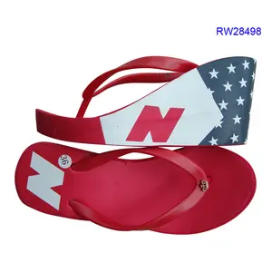 RW28498ล่าสุด2020 Flip Flops ส้นสูงขนาดใหญ่ Wedges Flip Flops สตรี Flip Flop รองเท้าสำหรับสตรี