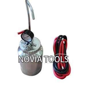 2 qt /2 리터/쿼트 공기/공압 휴대용 압력 스프레이 건 페인트 냄비 - Product Image 3