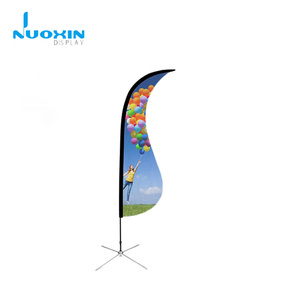 Tùy Chỉnh Sharp Fin Lông Cờ Vây Cá Mập Cờ Với Phần Cứng - Product Image 1