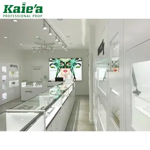 Exibição de joalheria da moda guindaste com vidro, joias, design de loja, móveis da loja de gema