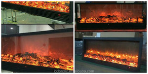 <span class=keywords><strong>Chimenea</strong></span> <span class=keywords><strong>eléctrica</strong></span> de 1500mm con pantalla LED de control remoto Instalación empotrada/integrada Tipo de enchufe de EE. UU. para uso de soporte de TV - Product Image 2